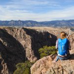Woman Overlooking the Royal Gorge Region