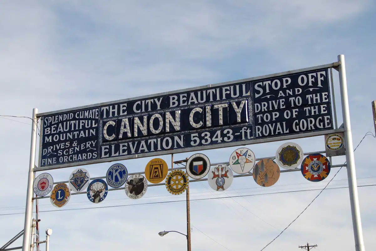 Canon City Scenic Drive Sign
