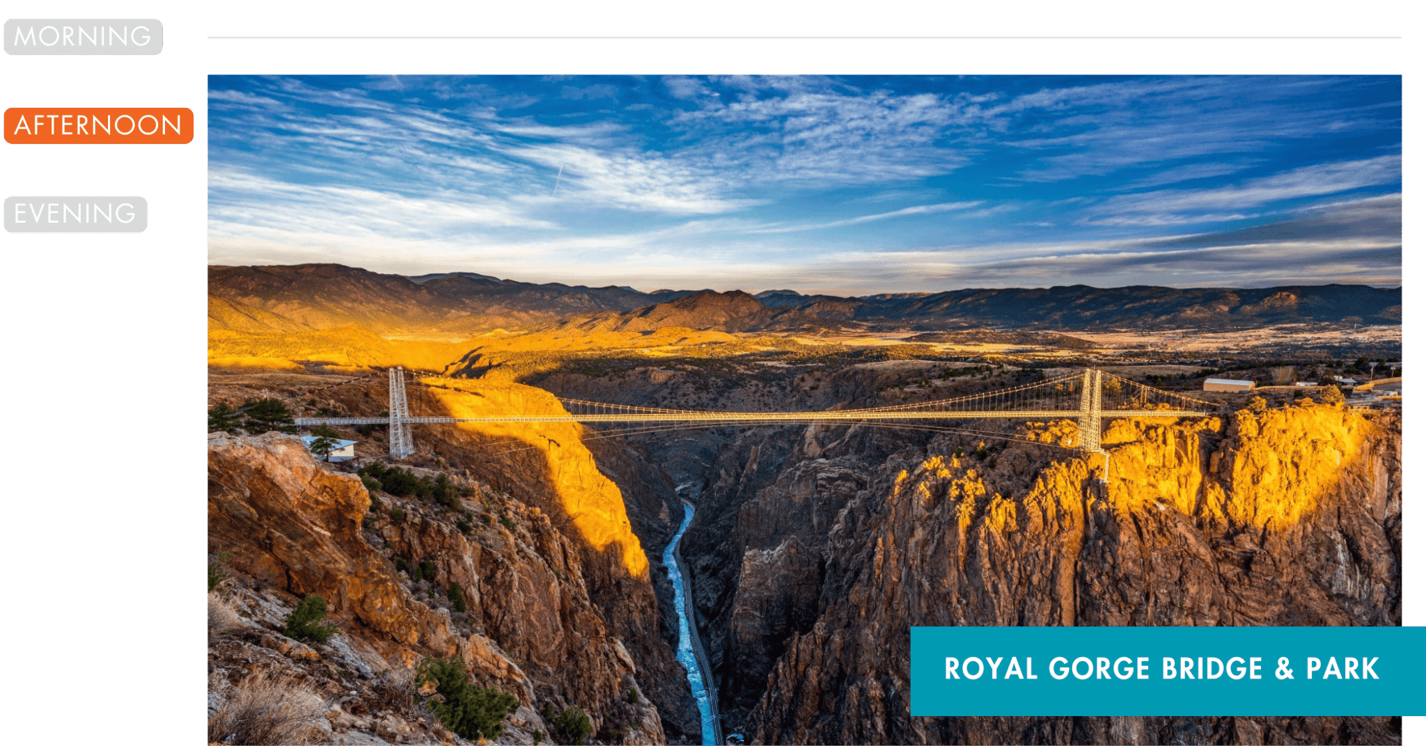 Winter Itinerary - Afternoon at Royal Gorge Bridge