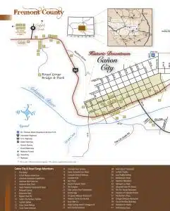 Area Map of Canon City